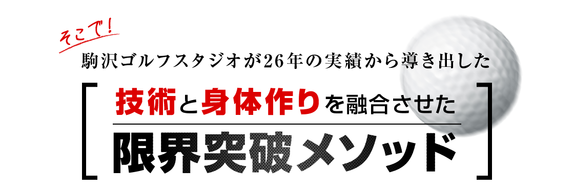技術と身体作りを融合させた限界突破メソッド